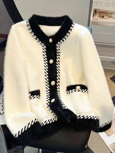 Clearance Sale~ Color Block Open Cardigan Outerwear Womens Spring Autumn High Fashion Ladylike Top Quality Knitted Woolen Vest