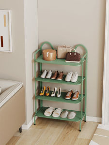 Simple Modern Iron Art Shoe Rack Home Entrance Wall Mounted Multi-Layer Shoes Storage Stand Economic Type Metal Craftsmanship