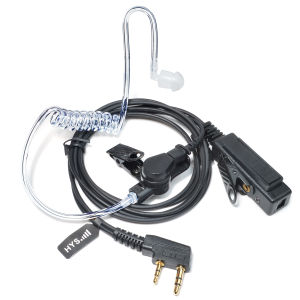หูฟังแบบท่อเสียงแบบซ่อน 2 ขา K Typ Air ใช้ได้กับวิทยุสื่อสาร Ham CB รุ่น Baofeng BF-888S UV-5R Kenwood