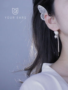 Original Design Handmade Butterfly Ear Cuffs No Piercing Fairy Tale Atmosphere Niche Photography Travel Fashion Jewelry Accessories