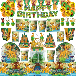 Disney | Lion Cub Movie Theme Party Supplies Include Themed Vibrant Party Decorations Small Complimentary Tokens Memorable Souvenirs