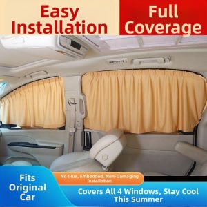 BAIJUYICHESHI | Sun Protection Insulation Magnetic Car Curtain