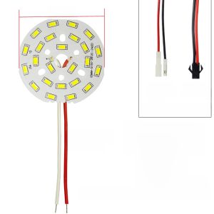 LED SMD Light Board Crystal Lampshade Replacement Panel Tube Light Core Beads Accessories 3W 12W 18W Non Intelligent Control Indoor Use