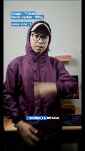 Jaket Olahraga Parasut Polos Pria/Wanita Sauna Suit Jogging Lari Bersepeda Despo Gym Fitnes Senam
