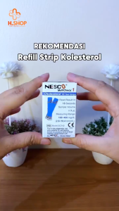 Strip Nesco Kolesterol / Stik Nesco Kolesterol Strip Kolesterol Nesco