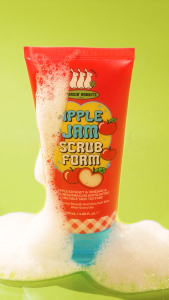 CHASIN RABBITS Apple Jam Scrub Foam 20mL – Mini Skincare Travel Size