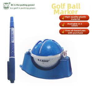 B·C·GOLF | Oil Pen Included Golf Ball Marking Tool