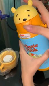 Termos Disney Hot and Cold 550ml Original 3in1 Botol Minum Anak Stainless Sedotan Karakter Mickey