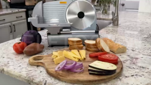 Household Stainless Steel Meat Cutting Machine Multi-Functional Food Cutting 1-15mm Electric Slicer