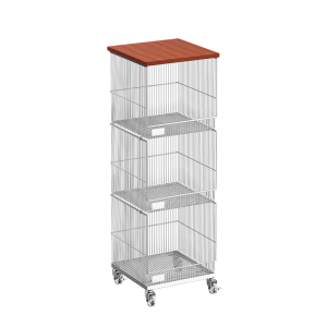 Elegant Home Storage Cart Multilevel Floor-standing