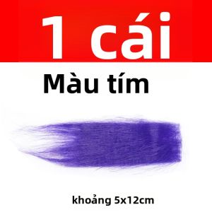 1 Gói Sợi Lông Thú Màu Nâu Dùng Làm Mồi Câu Cá 6x12CM Dùng Cho Đuôi Mồi Streamer Cánh Mồi Minnow Thân Mồi Cá Phụ Kiện Mồi Câu Cá