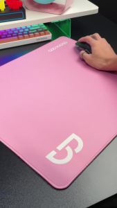 GOOJODOQ 45 x 40 cm Mouse Pad Stable Anti-Slip Base Reinforced Edge Design Water-Resistant and Sweatproof