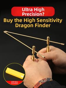 FUGUANGPUZHAO | High Precision Dowsing Rods With Auxiliary Compass Gift Box