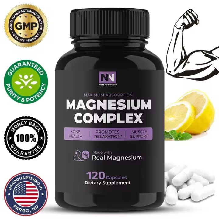 Magnesium Complex /60 Caps.แมกนีเซียม ช่วยการนอนหลับ เสริมสร้าง ระบบ ...