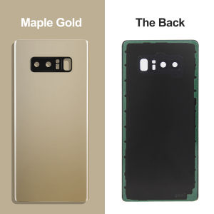 LCD Battery Back Cover For Samsung Note 8 N950F Battery Back Cover Glass Panel Rear Door Battery Housing Case Adhesive Replace