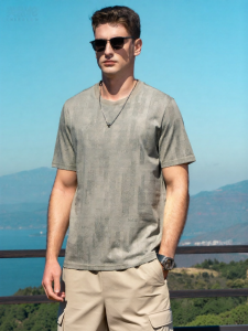Enjeolon | Retro Printed Dyed Mens Tshirt