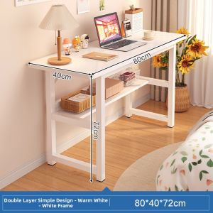 Double Layer Home Office Storage Desk