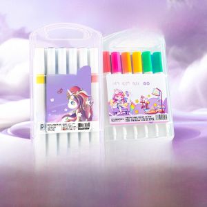 Water-Based Acrylic Marker Pens for Children Water Washable Kindergarten Art Drawing Pens Student Special Use Non-Transparent Overlapping Colors
