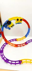 Mainan Kereta 3D Roller Coaster Tumble Train Track 2818