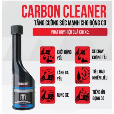 Dung dich vệ sinh buồng đốt kim phun chính hãng Yamaha - Yamalube Carbon Cleaner 60ml mẫu mới