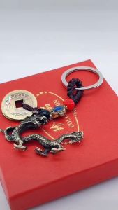 JASONGO123 Feng Shui Dragon Keychain: A Symbol of Wealth & Prosperity