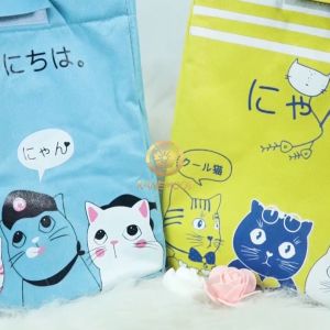 KANEMOCHI BAG JAPAN - KANEMOCHI TAS LUNCH BOX MOTIF JEPANG - TAS MAKANAN ANTI AIR - TAS BEKAL ANAK - OLEH OLEH JEPANG - SOUVENIR JEPANG