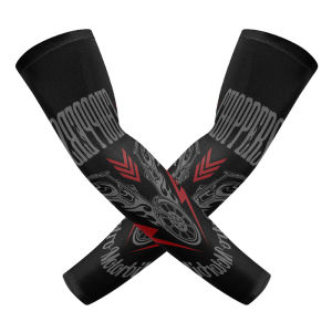 เสื้อกั๊กแขนกันแดดผ้าไหมน้ำแข็งสำหรับผู้ชาย ลายการ์ตูน ช่วงฤดูร้อน ป้องกันรังสียูวี ขับรถ ขี่จักรยาน เข็มขัดกันแดด แขนกันแดด แบรนด์ JIFANPAUL