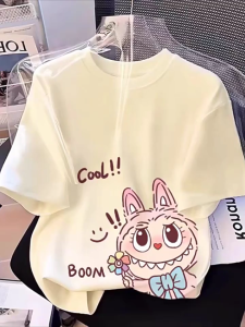 Kaos Wanita Katun Heavy Cotton Premium - Motif Labubu Edisi 2025 | COD Diskon 50% Gratis Ongkir ✔️ Kirim Kilat 24 Jam