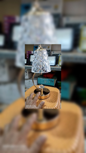 Lampu meja hias led desk lamp turning colour