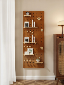 BEIQIVI | Custom Wood Perforated Wall Shelf