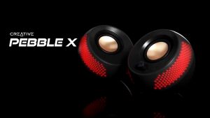 Creative Pebble X Speaker Black ลำโพง by Pro Gadgets