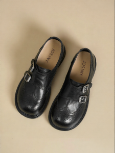Josiny | Easy-On Heel Thick Bottom Spring Autumn British Style Womens Loafers