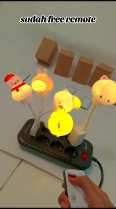 Lampu Tidur USB Remote Control Lampu Tidur Portable Night Light Karakter Duck Snowman