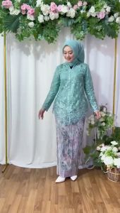 Kebaya Graduation Kebaya Wisuda Modern Wanita 2024 & Baju Kebaya Payet Atasan Pesta