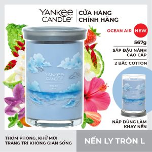 Nến ly tròn sáp đậu nành Yankee Candle size L (567g) - Ocean Air