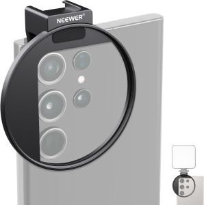 NEEWER LA006 Universal Phone Filter Holder Giá đỡ bộ lọc điện thoại đa năng Kẹp gắn bộ lọc có ren Tương thích với bộ lọc CPL ND UV 67mm