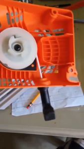 Double Spring Pull Recoil Easy Starter Kit For 58cc 52cc 45cc Gasoline Chainsaw Starter