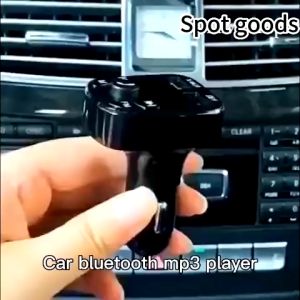 MJL X8 Dual USB Car Charger Bluetooth FM Wireless Audio Transmitter Receiver MP3 Player Handsfree Car
