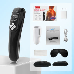 4x808nm 12x650nm Portable Laser Therapy Device for Pain Joint Relief Deep for Aches Neuropathy High Intensity Muscle Soreness