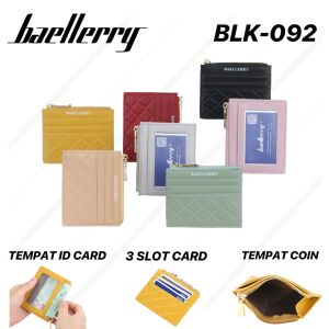 BLK092 BAELLERRY - DOMPET KARTU TIPIS WANITA ID CARD HOLDER WALLET LEATHER IMPORT CEWEK PREMIUM GROSIR