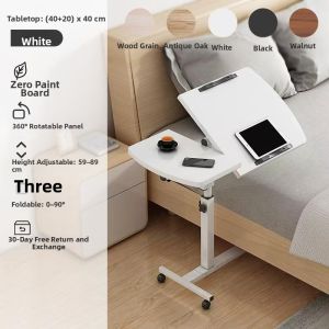 Portable Adjustable Foldable Bedside Table
