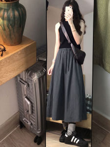 XIANYIJIAO | Plus Size Quick-Drying A-line Skirt Half Skirt