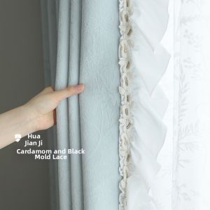 MEIYUAN | Heat-setting French Style Blackout Curtains