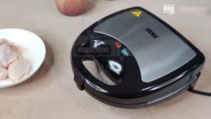 Máy Làm Bánh 3 Trong 1 nhãn hiệu DSP KC1049 bề mặt nướng chống dính chất liệu hợp kim inox công suất 750W (Bảo hành điện tử 12 tháng)