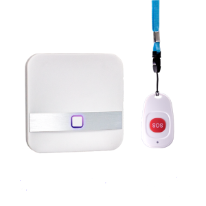 Wireless Caregiver Pagers Call Bell for Elderly MonitoringWearable SOS Call Button for Patients Home Alarm System for Elderly