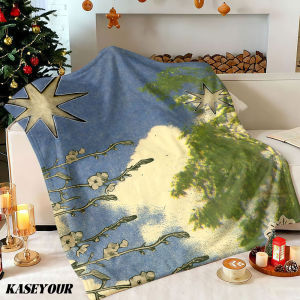 Beast Kingdom | Vintage Bee Star Collage Winter Summer Flannel Blanket Throw Fleece Soft Fuzzy Plush Cozy Fleece Blankets for Sofa Ideal Gifts