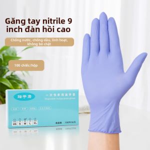 MAISHUO | Găng Tay Cao Su Nitrile Dùng trong Nhà Bếp và Vệ Sinh Gia Đình Đạt Tiêu Chuẩn Thực Phẩm