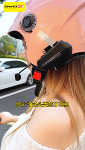 Awei VS-1 VS-6 Helmet Bluetooth Headset Intelligent AI call Motorcycle Bluetooth Earphone IPX6 Waterproof Outdoor Riding Earphone ENC Surround Sound Voice Call with Mic