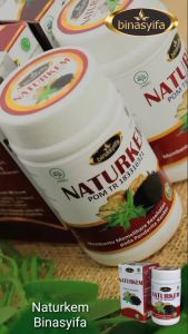 NATURKEM Obat Herbal Benjolan Kista Kanker Miom / Mioma Tiroid BPOM  Binasyifa 60 Kapsul Herbal
