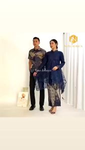 Nusa Kebaya Set Kebaya Couple  Kebaya Couple Lamaran Baju Kebaya Couple Kemeja Batik Kebaya Tunik